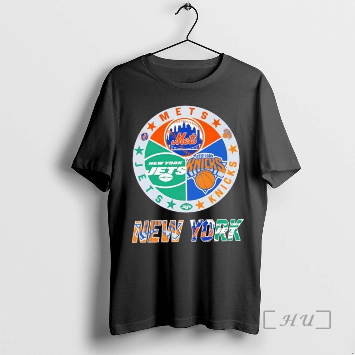 Officials New York City Sports Mets Knicks Jets Logos Combine T-Shirts, Hoodie, Sweatshirt | PodTeesHub.com