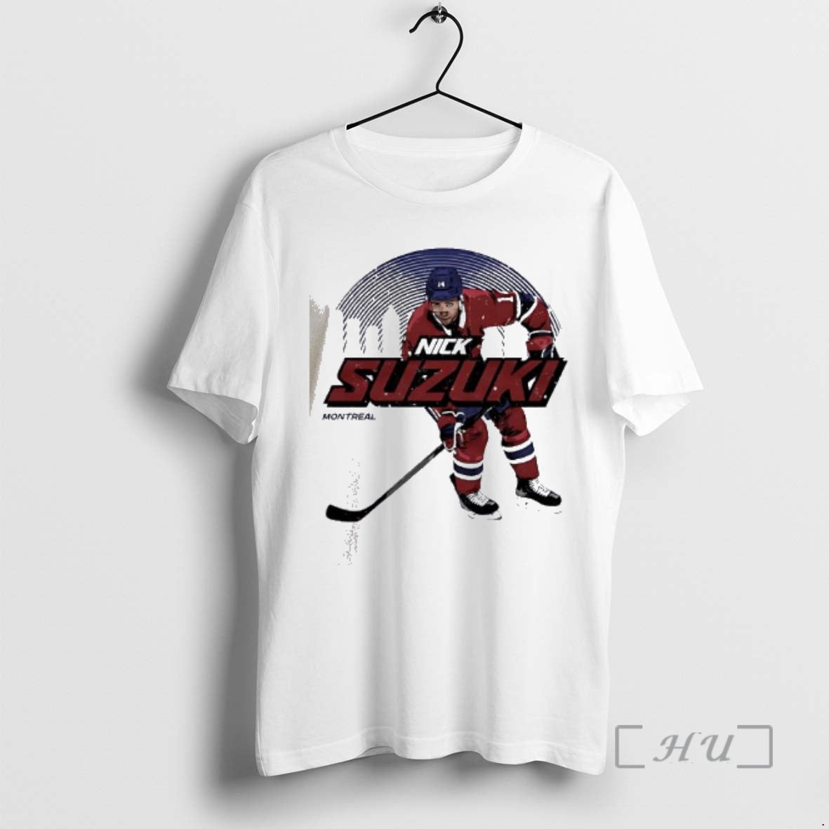 Officials Nick Suzuki Montreal Skyline Hockey Player T-Shirts, Hoodie, Sweatshirt | PodTeesHub.com