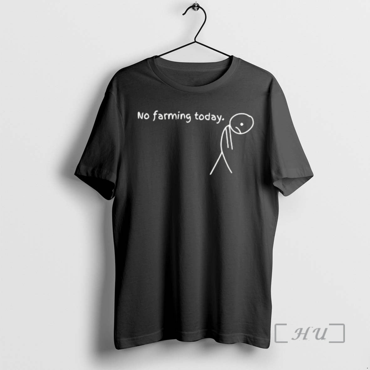 Officials No Farming Today Sad Stick Meme T-Shirts, Hoodie, Sweatshirt | PodTeesHub.com