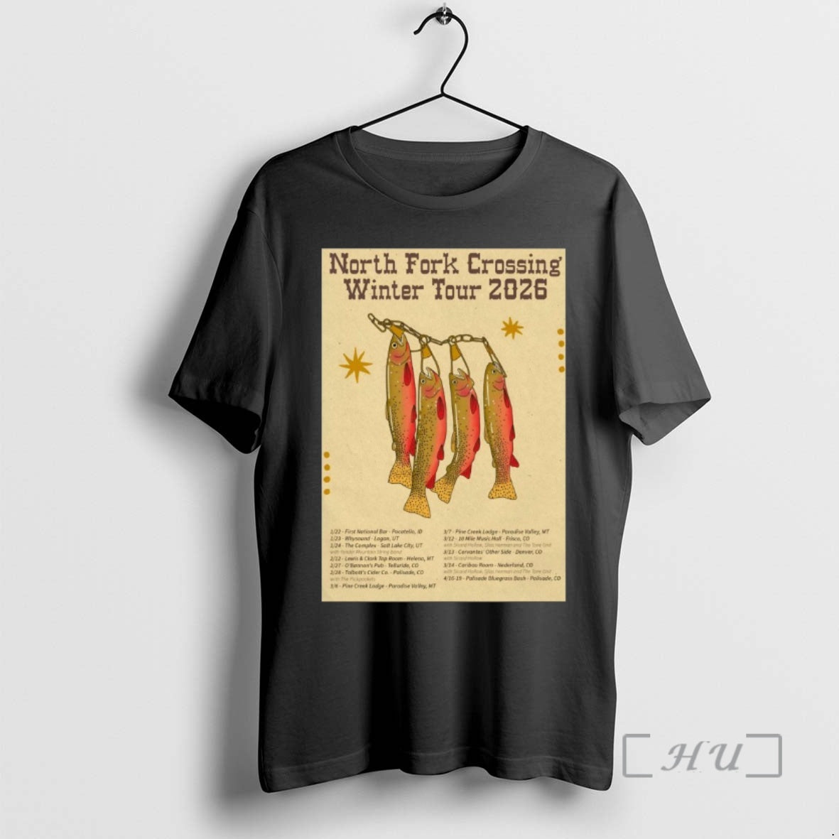 Officials North Fork Crossing 2026 Winter Tour T-Shirts, Hoodie, Sweatshirt | PodTeesHub.com