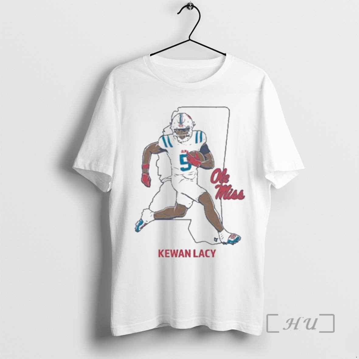 Officials Ole Miss Football Kewan Lacy State Star Premium T Shirts Sweater Hoodie 2 Sweatshirt | PodTeesHub.com