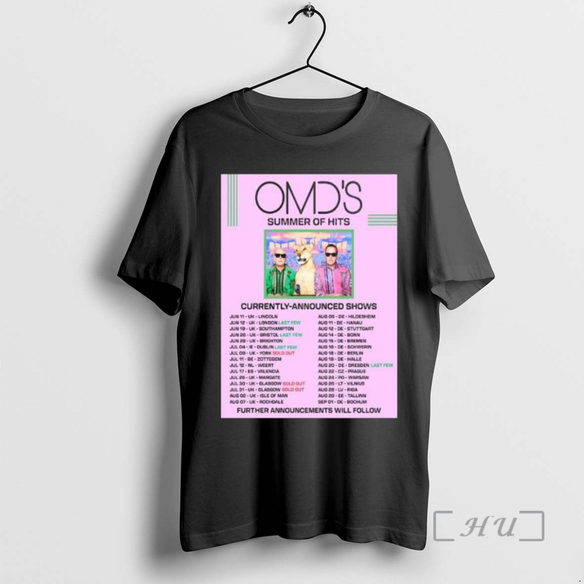 Officials Omd Summer Of Hits Tour 2026 T-Shirts, Hoodie, Sweatshirt | PodTeesHub.com