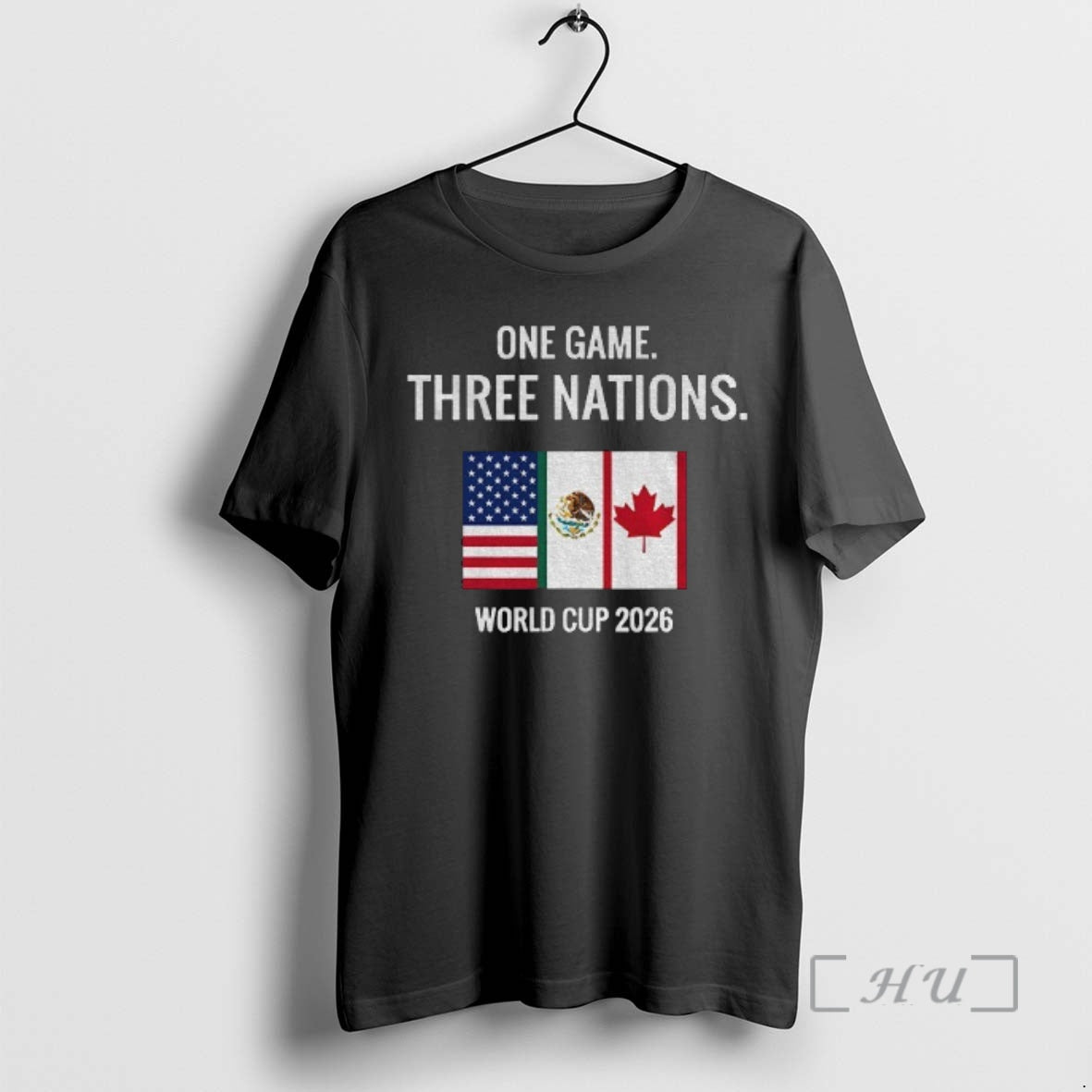 Officials One Game Three Nations World Cup 2026 Flag T-Shirts, Hoodie, Sweatshirt | PodTeesHub.com