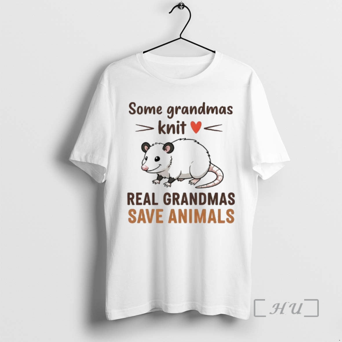 Officials Opossum Some Grandmas Knit Real Grandmas Save Animals T-Shirts, Hoodie, Sweatshirt | PodTeesHub.com