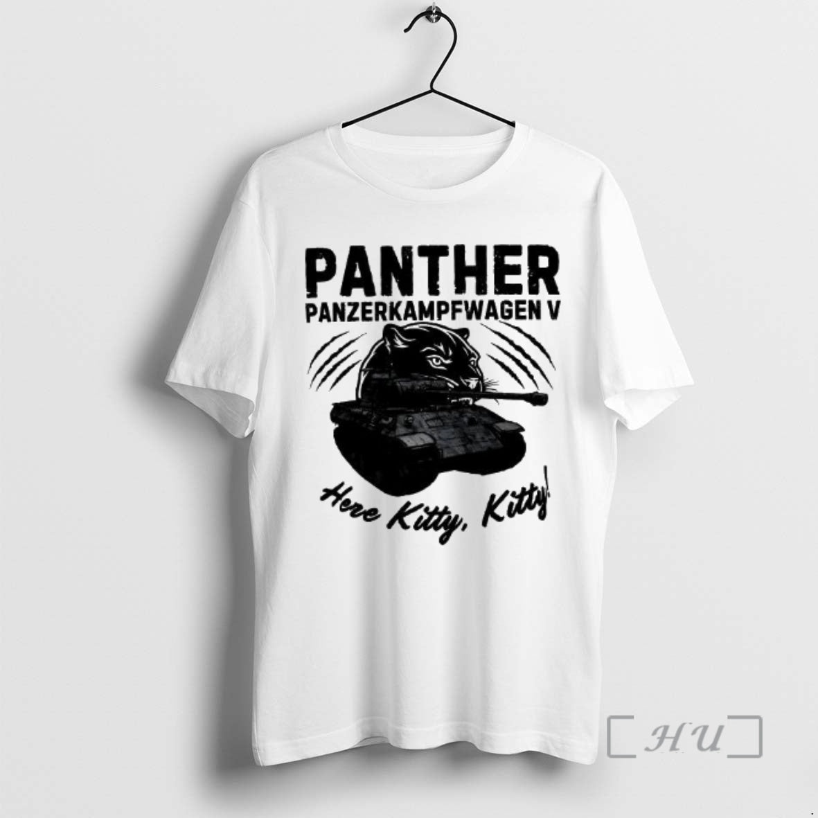 Officials Panzerkampfwagen V Panther Tank Here Kitty Kitty Woman T-Shirts, Hoodie, Sweatshirt | PodTeesHub.com