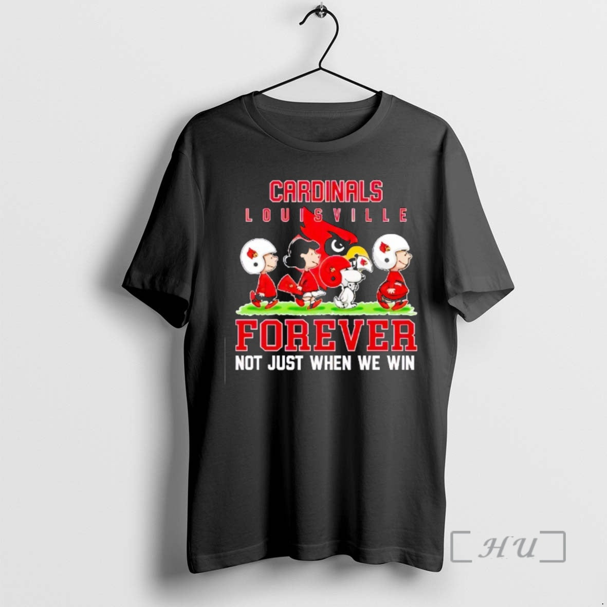 Officials Peanuts Louisville Cardinals Forever Not Just When We Win T-Shirts, Hoodie, Sweatshirt | PodTeesHub.com