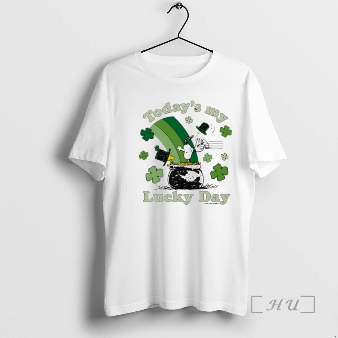 Officials Peanuts Shamrock Todays My Lucky T-Shirts, Hoodie, Sweatshirt | PodTeesHub.com