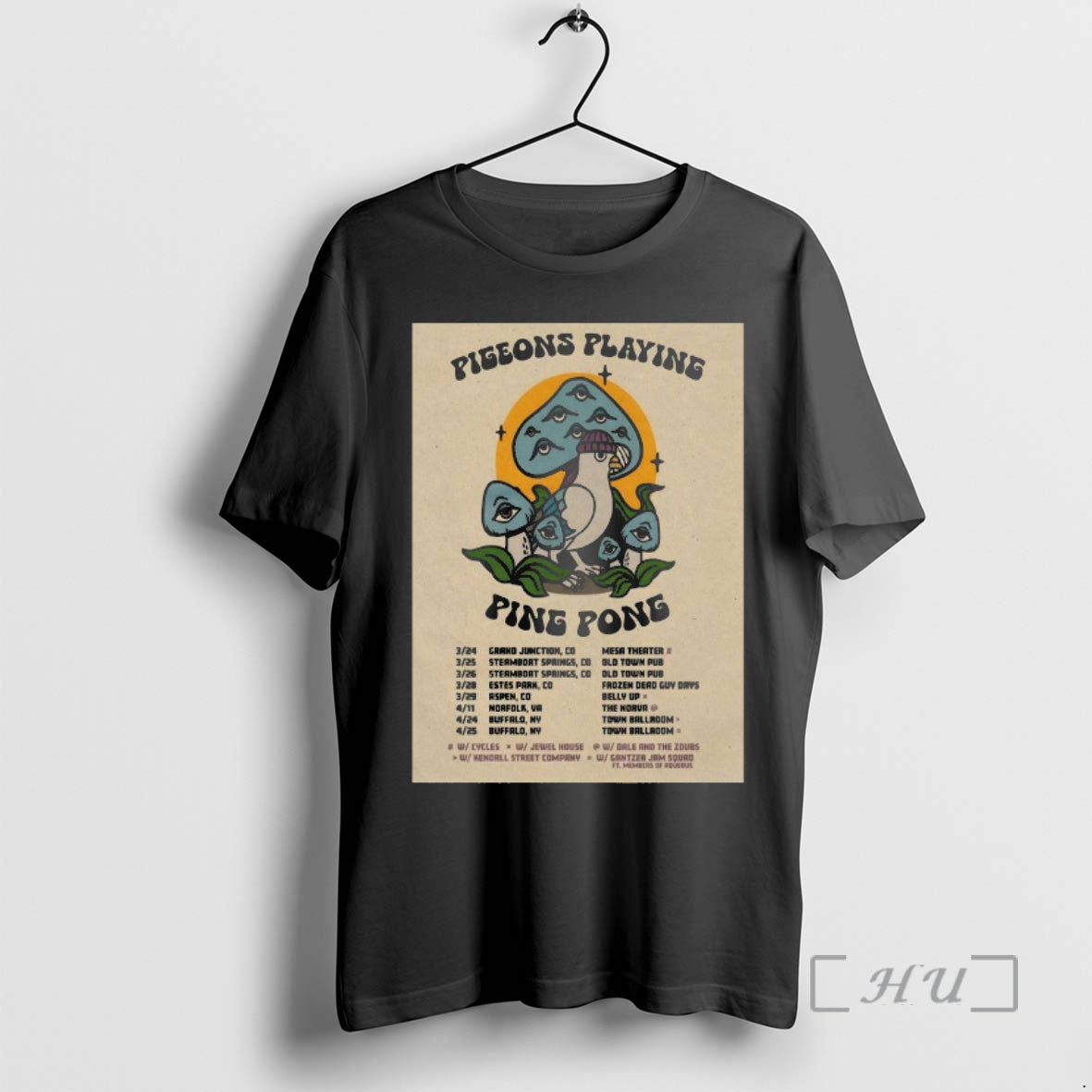 Officials Pigeons Playing Ping Pong Tour Winter And Spring 2026 T-Shirts, Hoodie, Sweatshirt | PodTeesHub.com