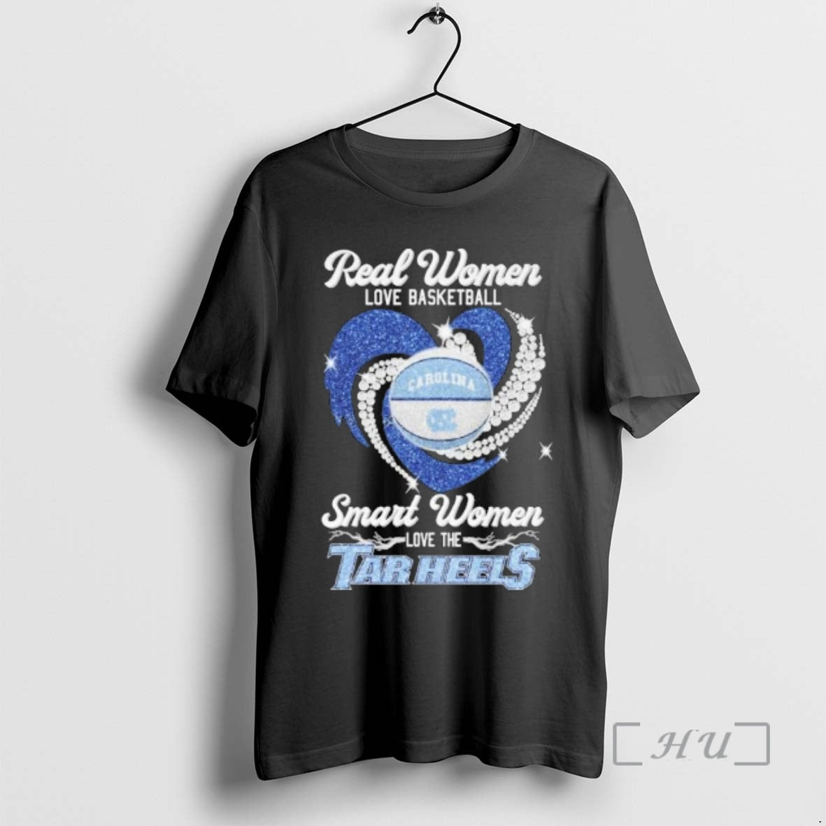 Officials Real Women Love Basketball Smart Women Love The Unc Tar Heels Basketball 2026 Premium T-Shirts, Hoodie, Sweatshirt