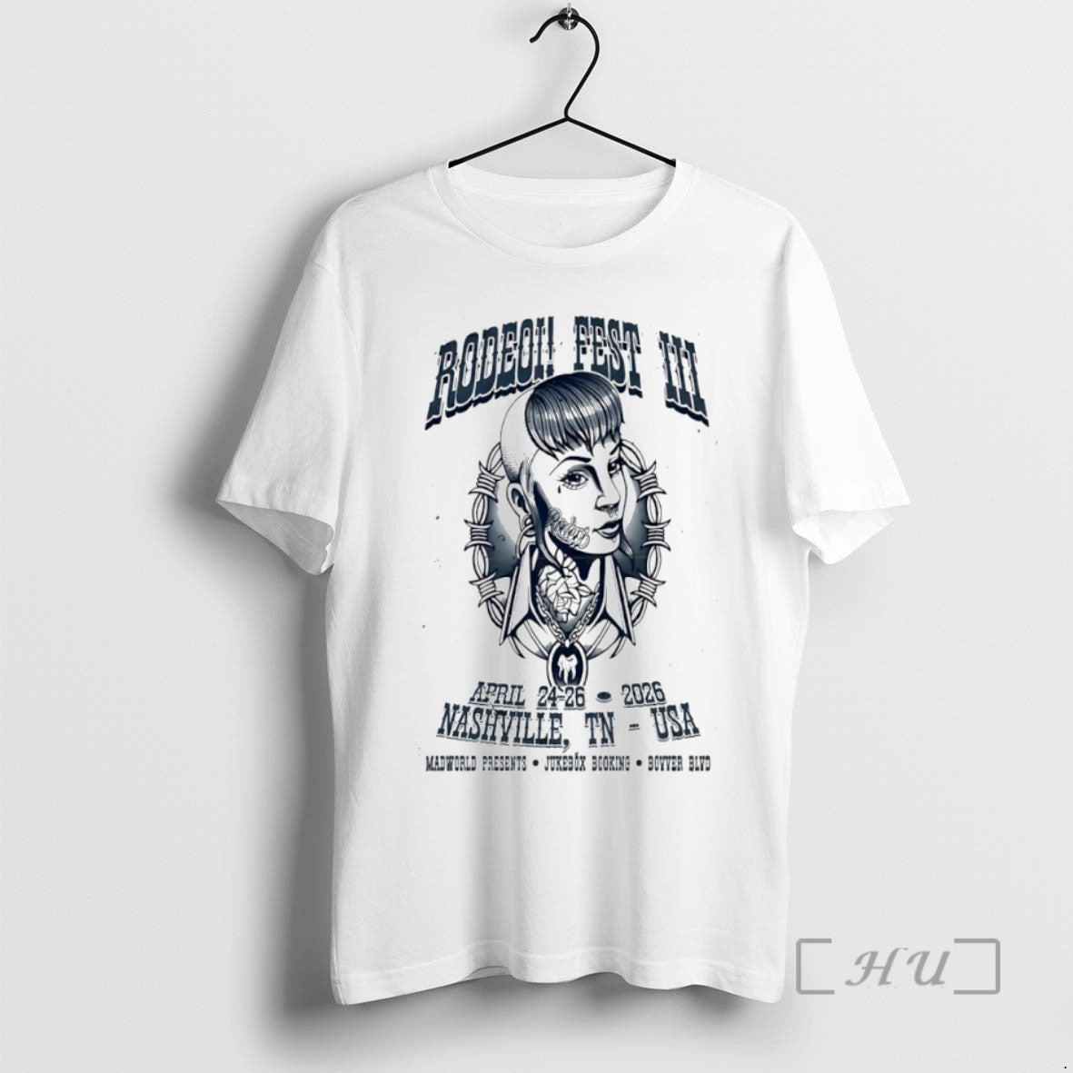 Officials Rodeoi Fest 3 In Nashville Tn On Apr 24 26 2026 Circle Premium T-Shirts, Hoodie, Sweatshirt | PodTeesHub.com