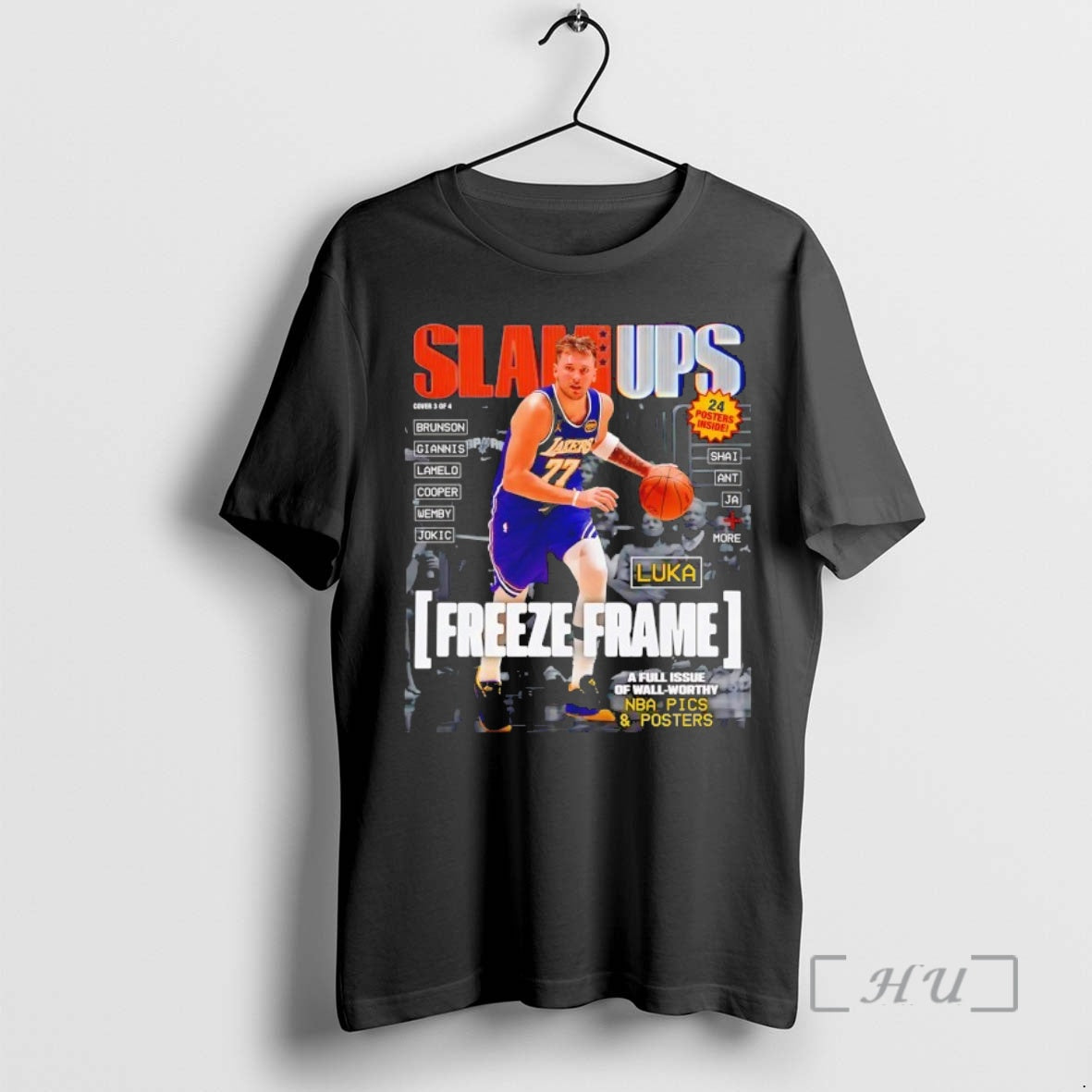 Officials Slamups Freeze Frame Luka Doncic Magazine T-Shirts, Hoodie, Sweatshirt | PodTeesHub.com