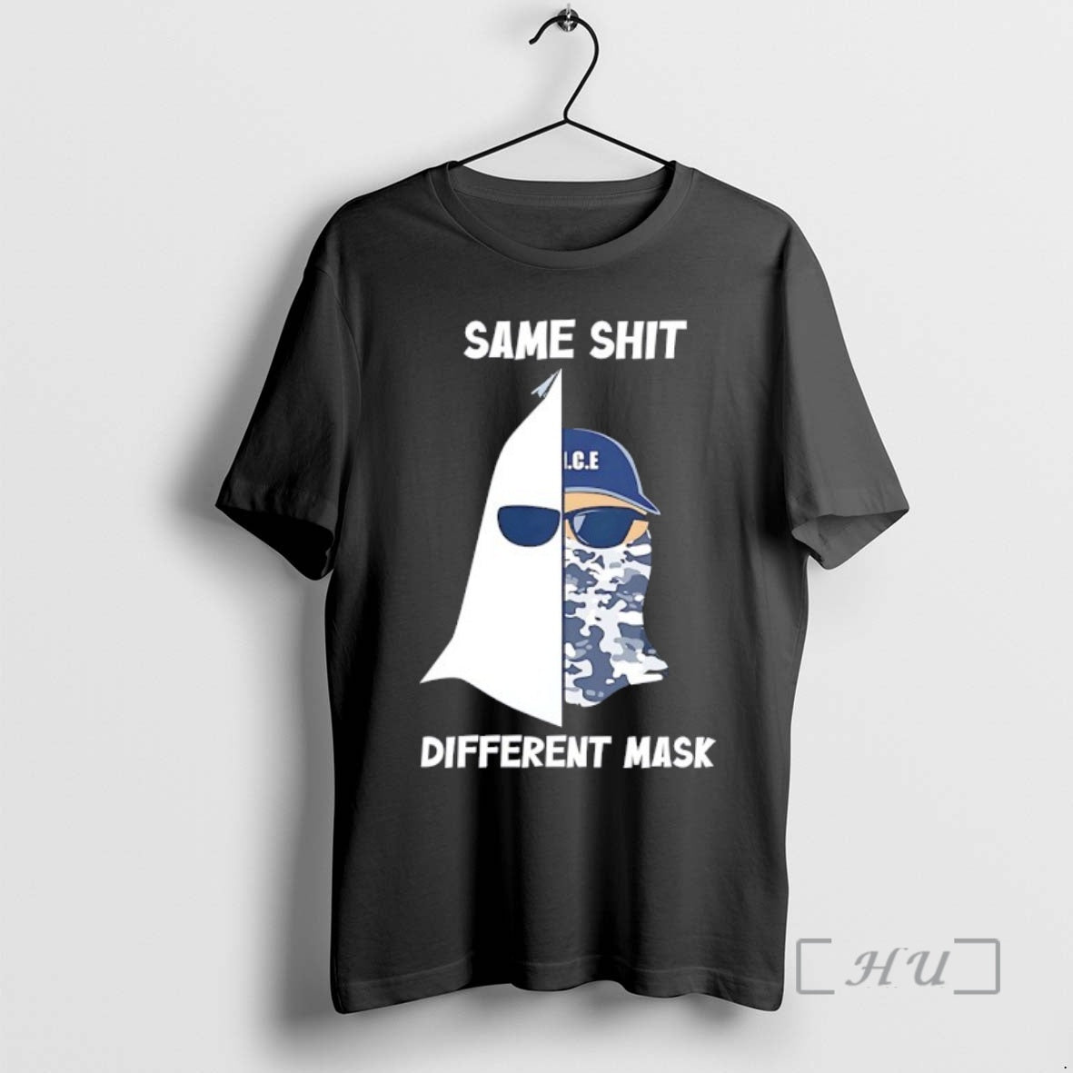 Officials Same Shit Different Mask Ku Klux Klan And Ice T-Shirts, Hoodie, Sweatshirt | PodTeesHub.com