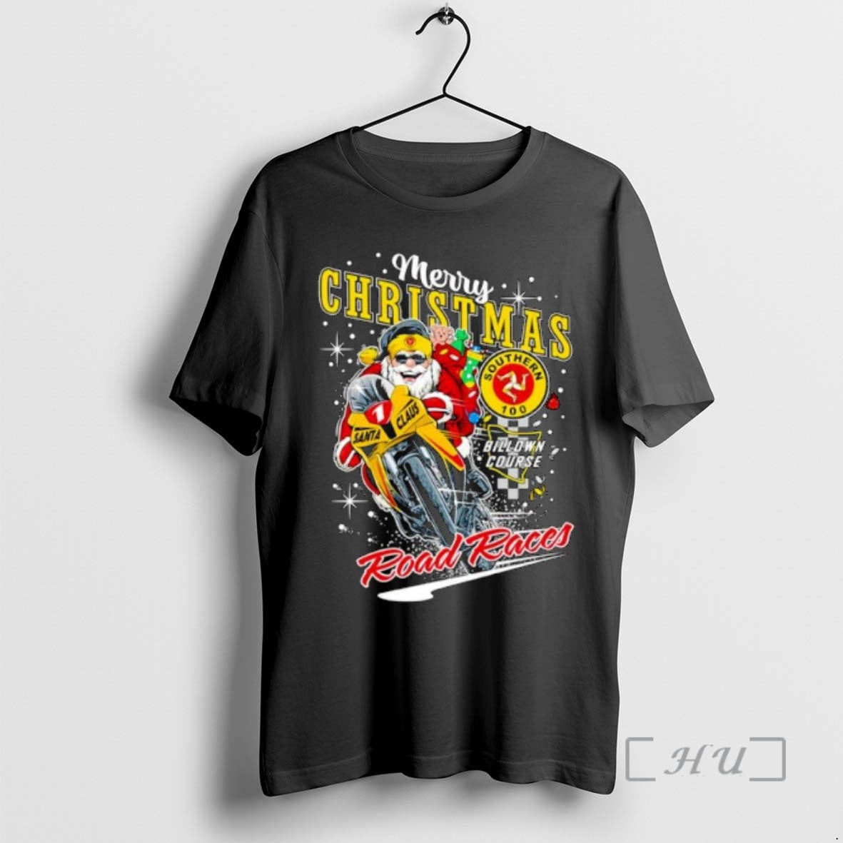 Officials Santa Road Races Merry Christmas Ornaments T-Shirts, Hoodie, Sweatshirt | PodTeesHub.com