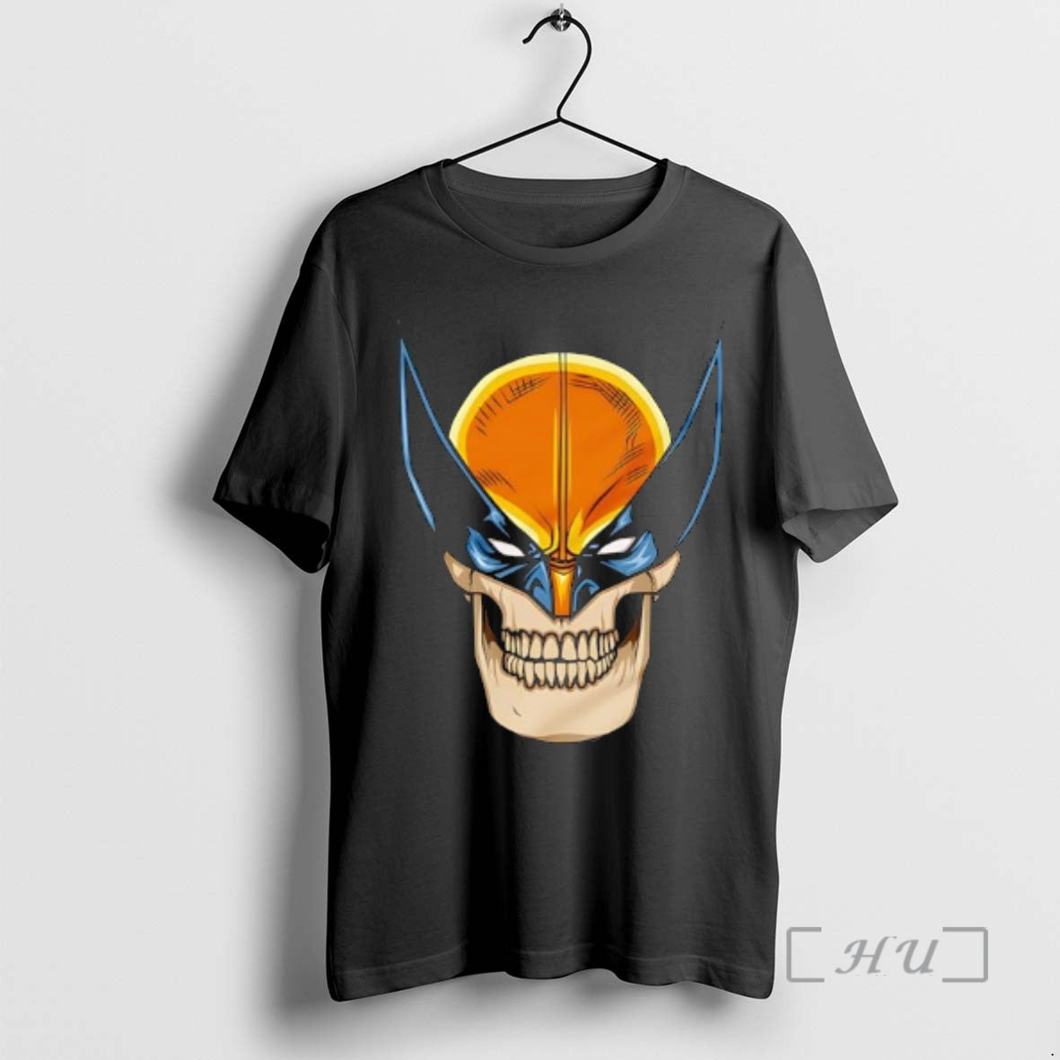 Officials Skullverine Wolverine Skull Graphic T-Shirts, Hoodie, Sweatshirt | PodTeesHub.com