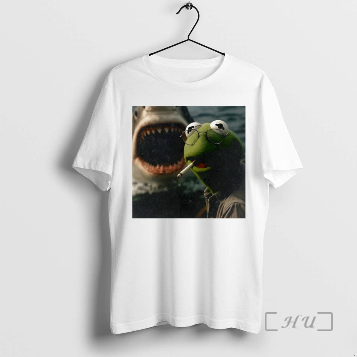 Officials Smoking Frog Meme Shark Attack Parody T-Shirts, Hoodie, Sweatshirt | PodTeesHub.com