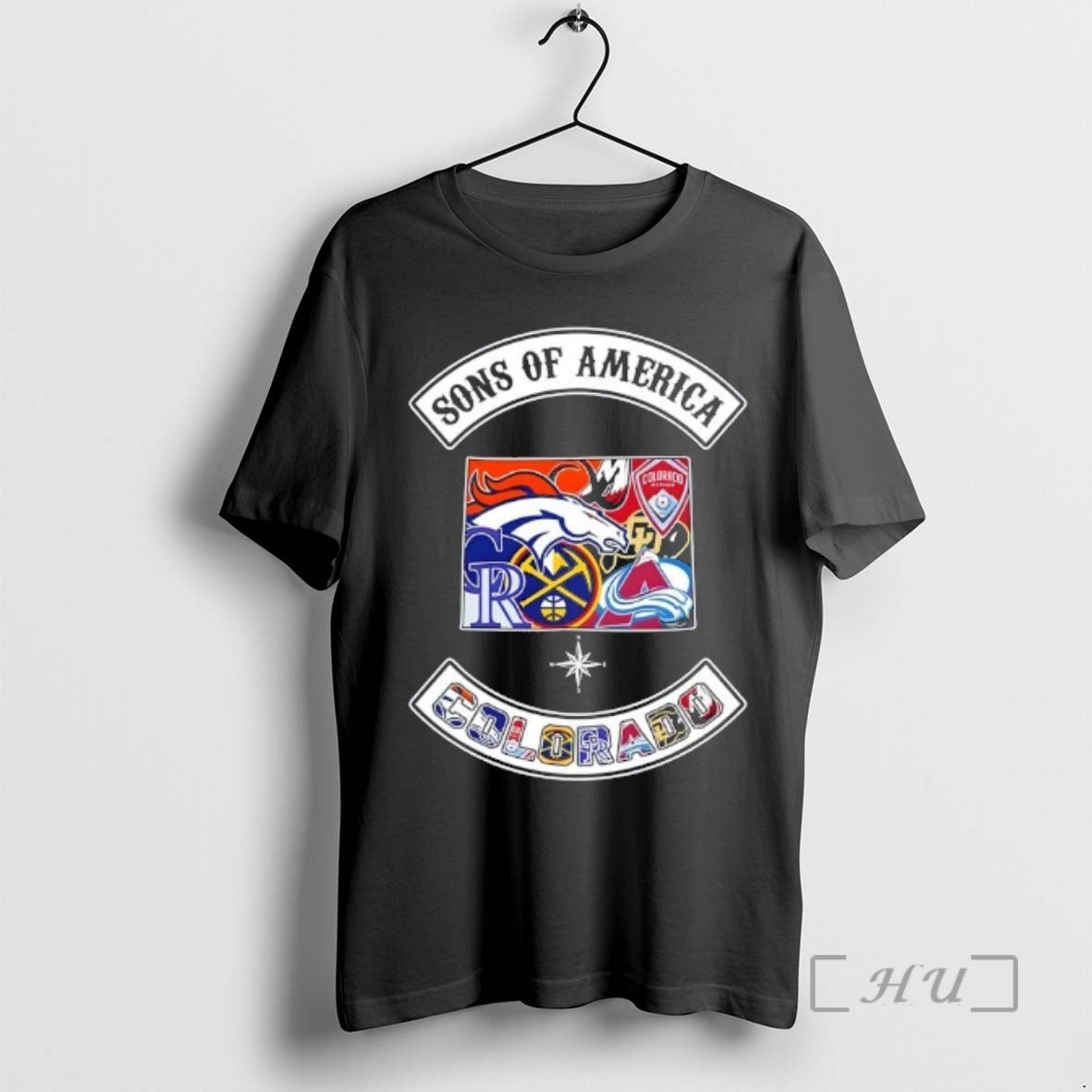 Officials Son Of America Colorado Map Sports Logos Combine T-Shirts, Hoodie, Sweatshirt | PodTeesHub.com