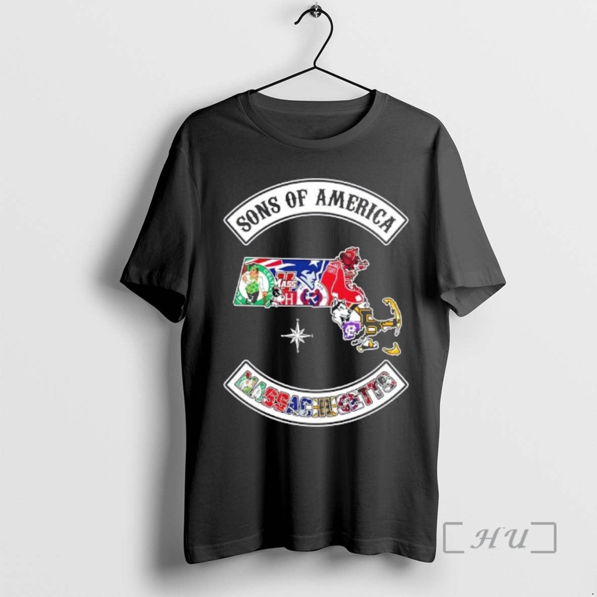 Officials Son Of America Massachusetts Map Sports Logos Combine T-Shirts, Hoodie, Sweatshirt | PodTeesHub.com