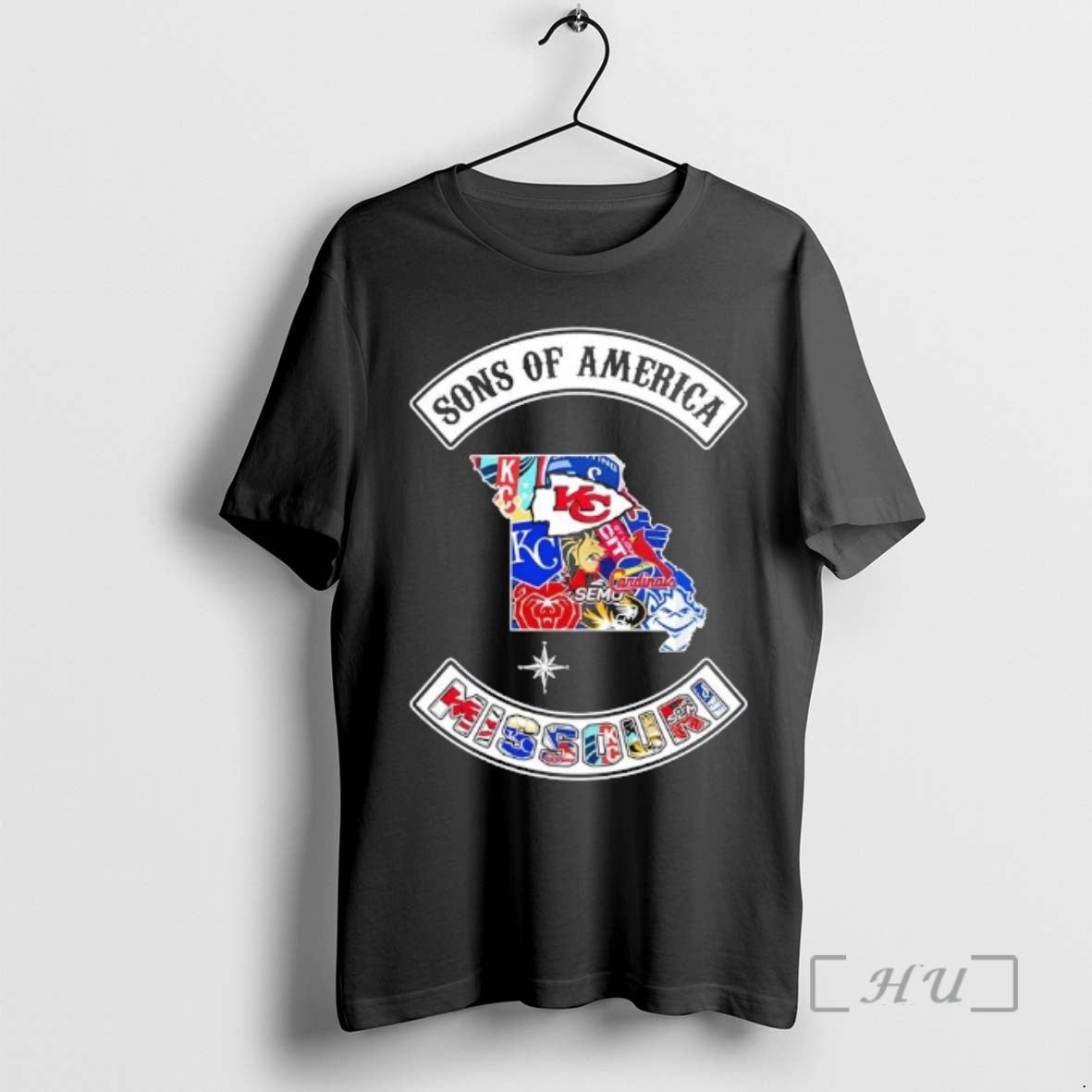 Officials Son Of America Missouri Map Sports Logos Combine T-Shirts, Hoodie, Sweatshirt | PodTeesHub.com