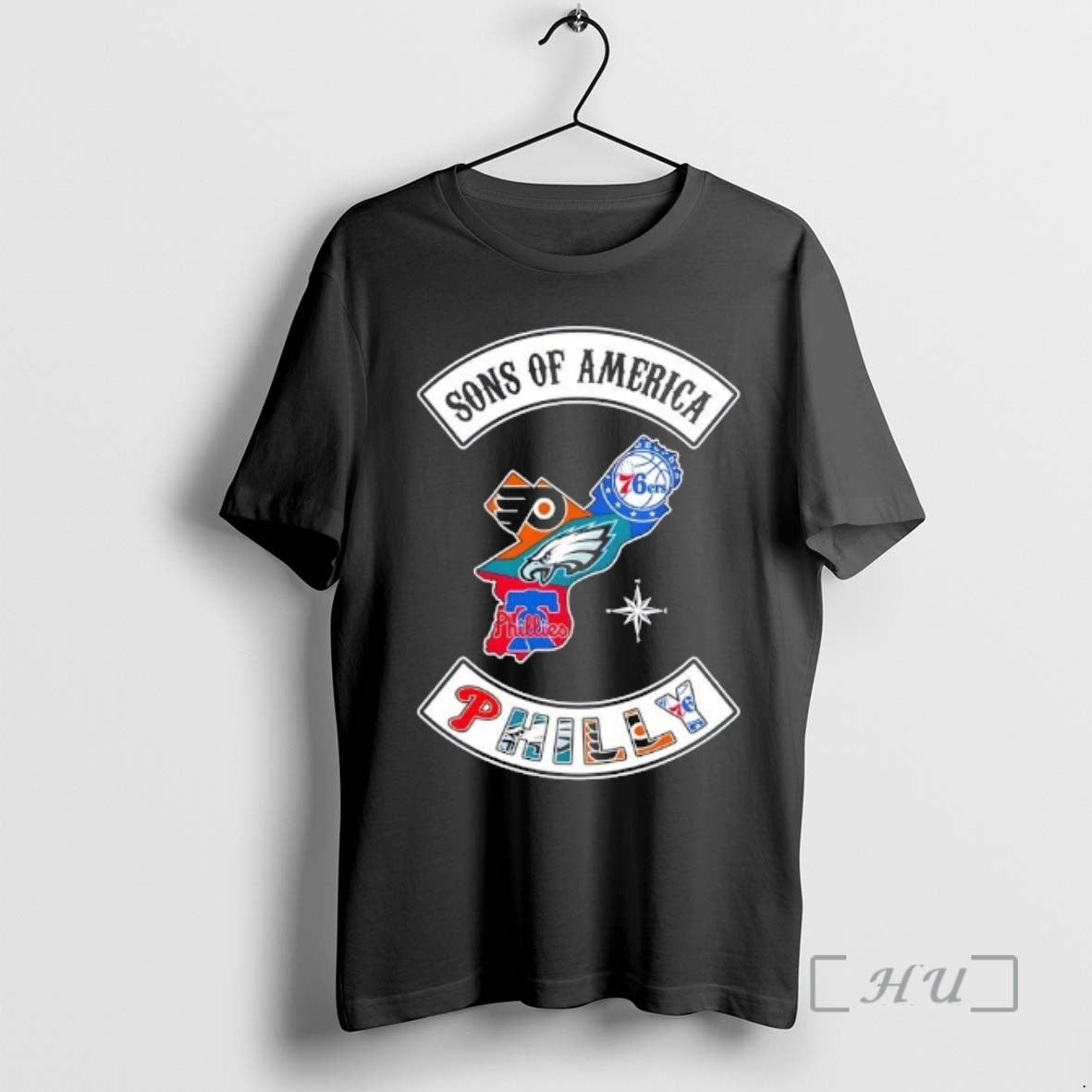 Officials Son Of America Philadelphia Map Sports Logos Combine T-Shirts, Hoodie, Sweatshirt | PodTeesHub.com