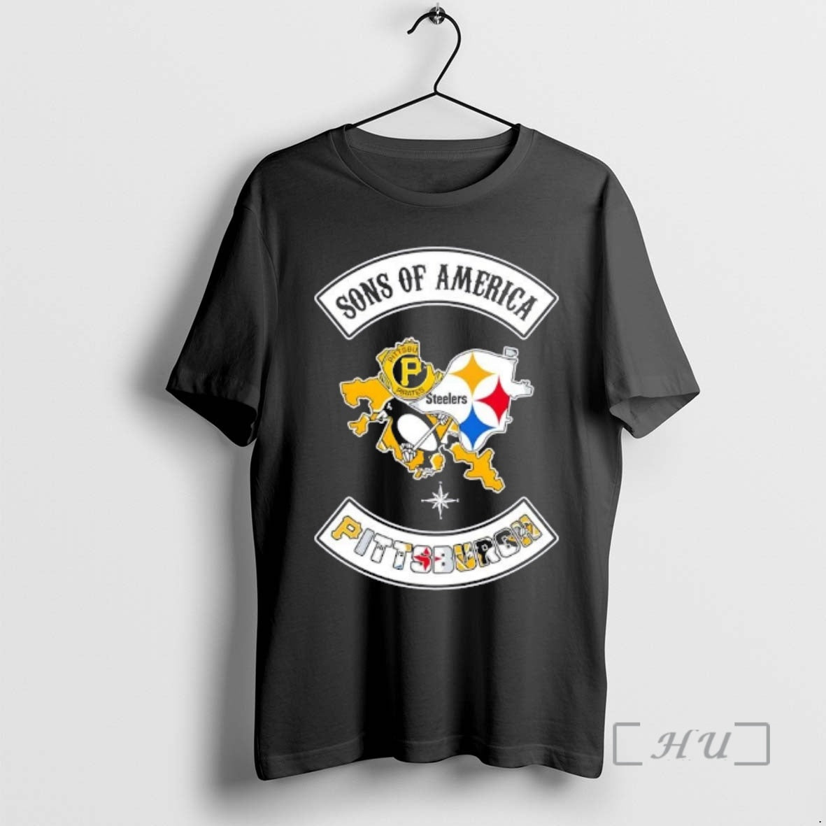Officials Son Of America Pittsburgh Map Sports Logos Combine T-Shirts, Hoodie, Sweatshirt | PodTeesHub.com