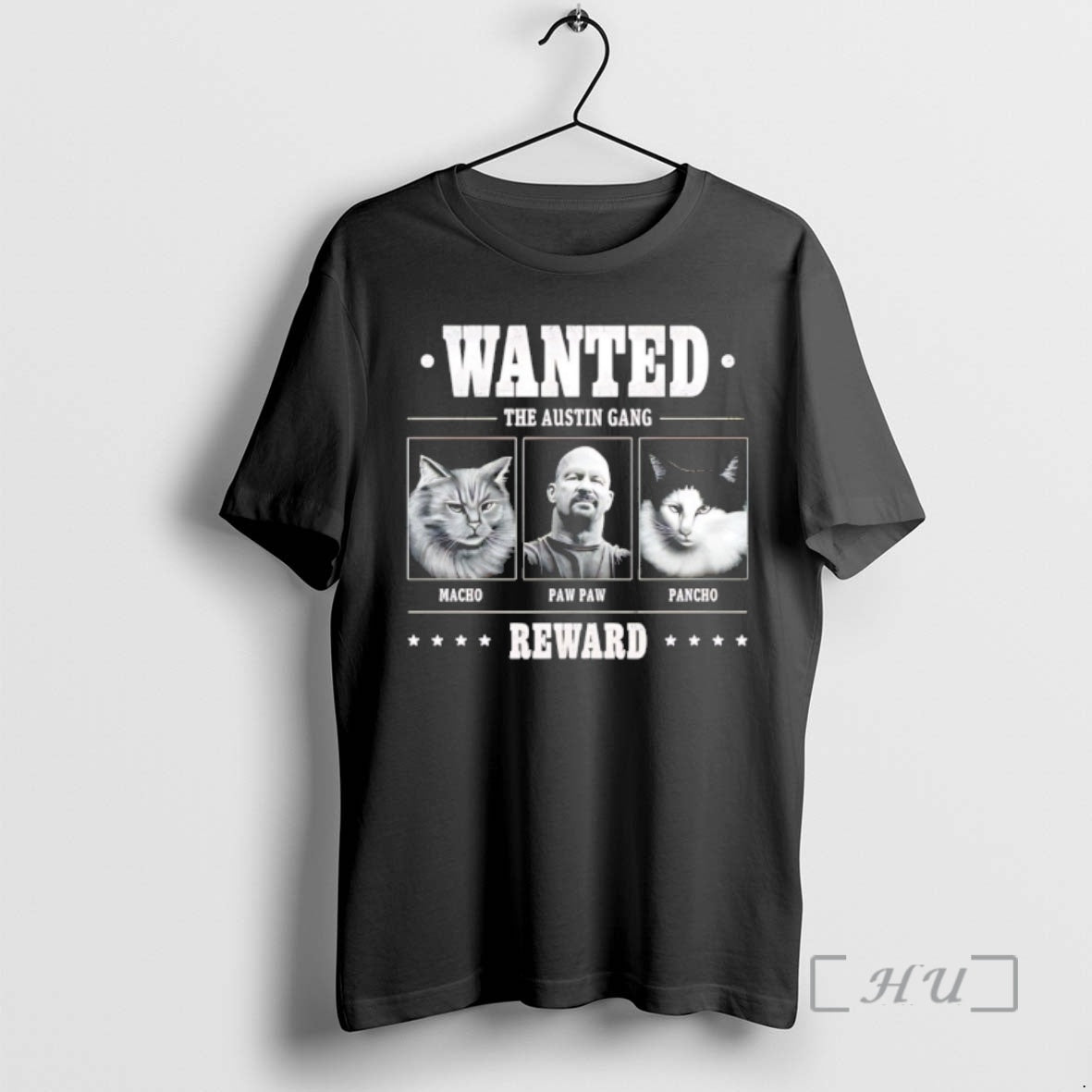 Officials Steve Austin Wanted The Austin Gang T-Shirts, Hoodie, Sweatshirt | PodTeesHub.com