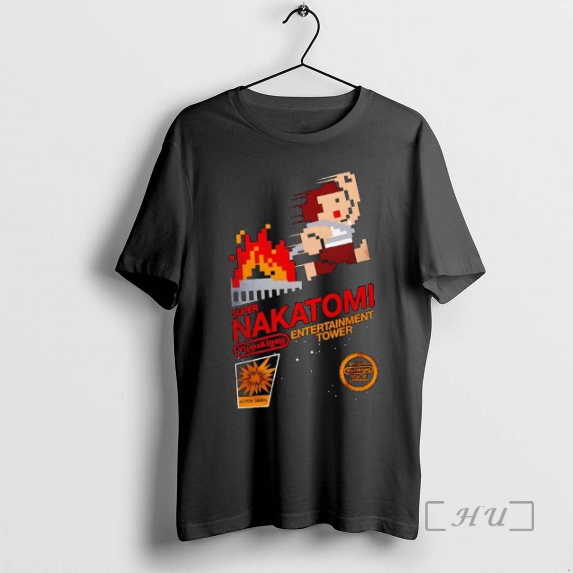 Officials Super Nakatomi Entertainment Tower Graphic T-Shirts, Hoodie, Sweatshirt | PodTeesHub.com