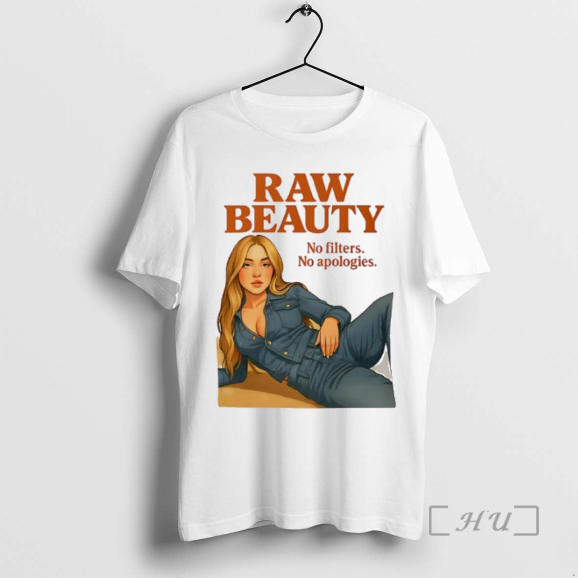 Officials Sydney Sweeney Raw Beauty No Filters No Apologies T-Shirts, Hoodie, Sweatshirt | PodTeesHub.com