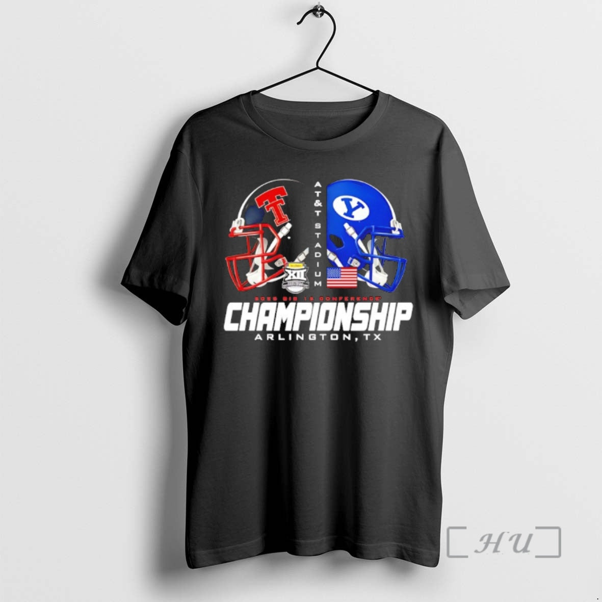 Officials Texas Tech Football 2025 Big 12 Conference Championship Helmet T-Shirts, Hoodie, Sweatshirt | PodTeesHub.com