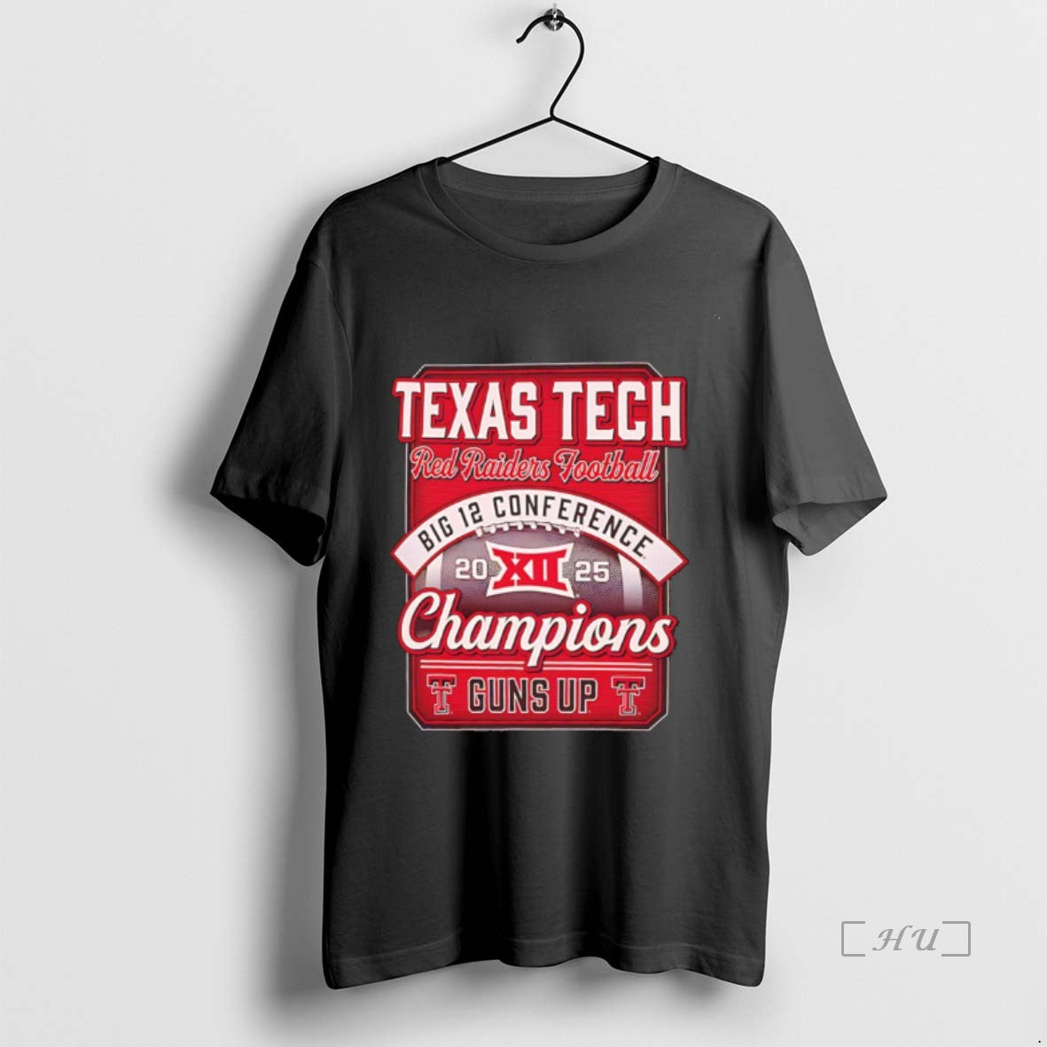 Officials Texas Tech Red Raiders 2025 Big 12 Football Champions Guns Up Score Premium T-Shirts, Hoodie, Sweatshirt