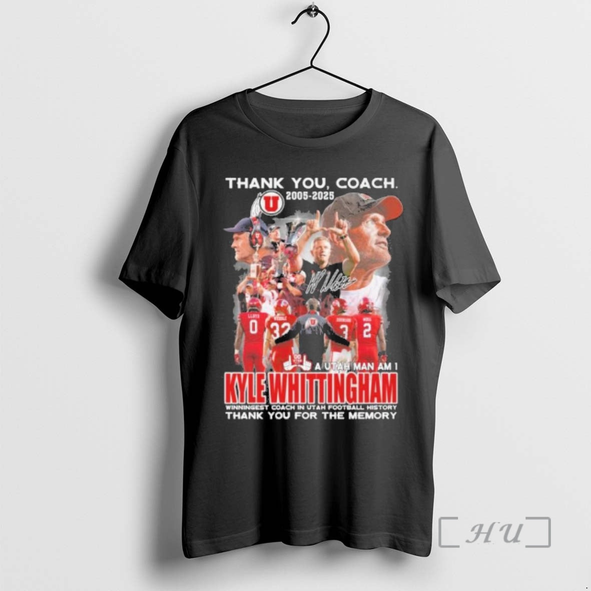 Officials Thank You Coach Kyle Whittingham Utah Utes 2005 2025 T-Shirts, Hoodie, Sweatshirt | PodTeesHub.com
