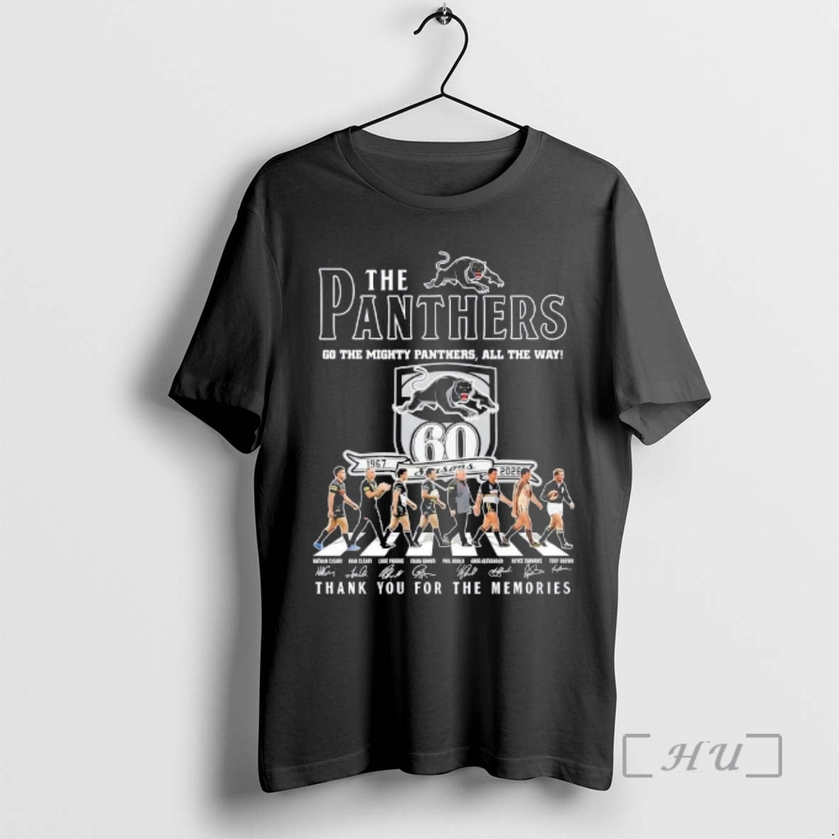 Officials The Carolina Panthers 60 Seasons 1967 2026 Nathan Cleary Legends Abbey Road Thank You T-Shirts, Hoodie, Sweatshirt