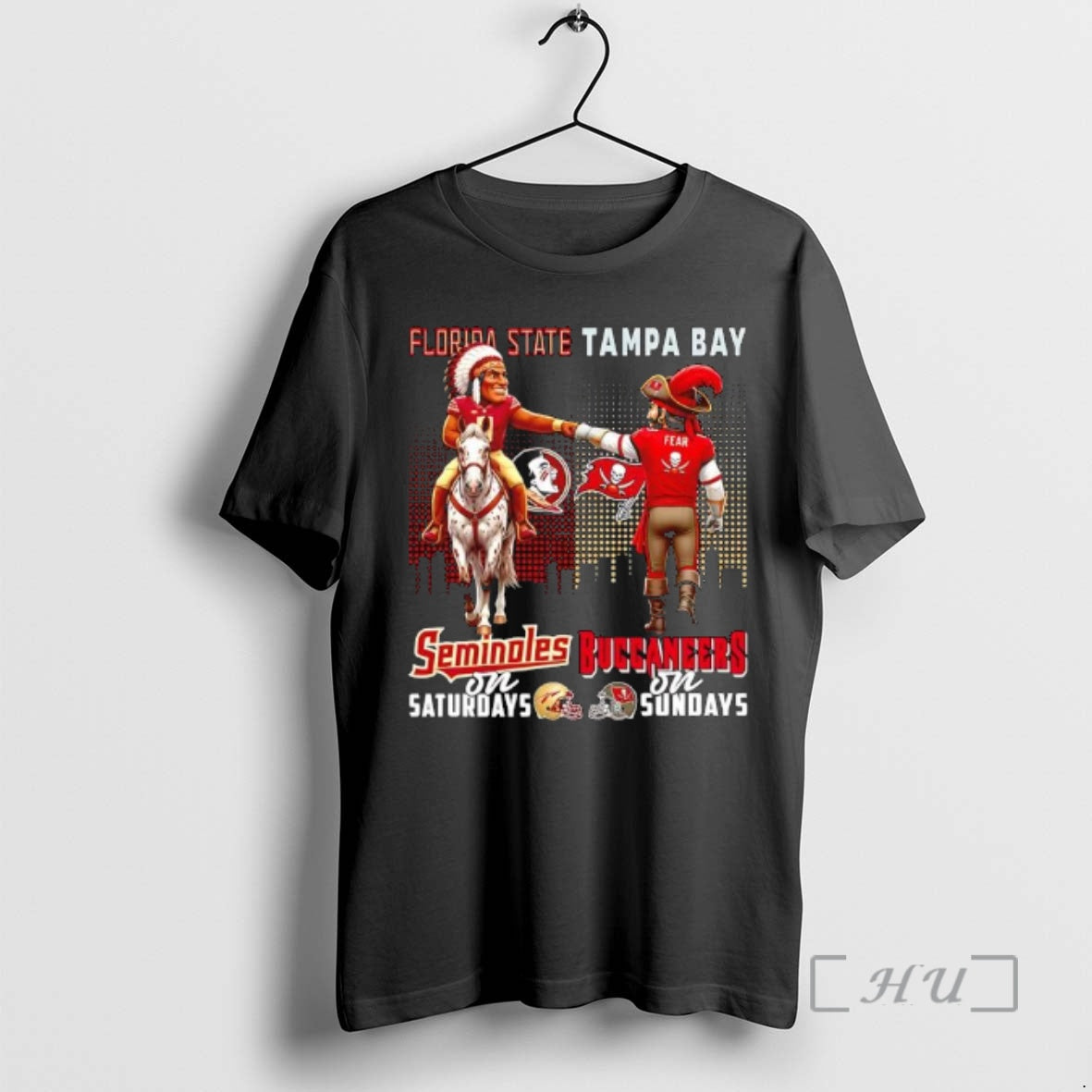 Officials The Florida State Seminoles On Saturdays And Tampa Bay Buccaneers On Sundays Mascots Logos T-Shirts, Hoodie,...
