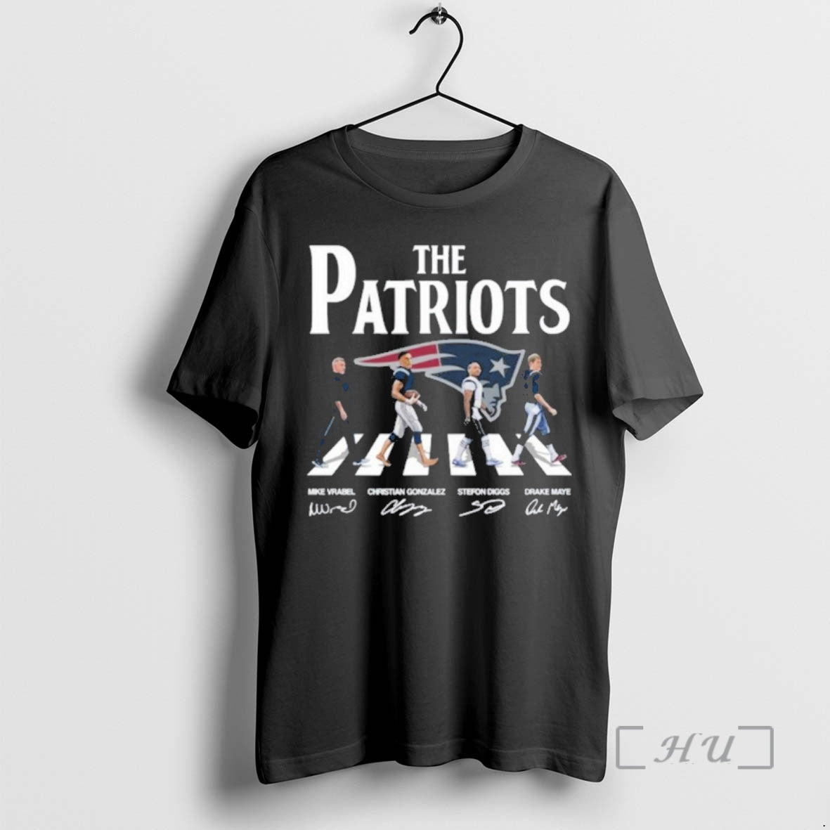 Officials The Patriots New England Abbey Road Signature T-Shirts, Hoodie, Sweatshirt | PodTeesHub.com