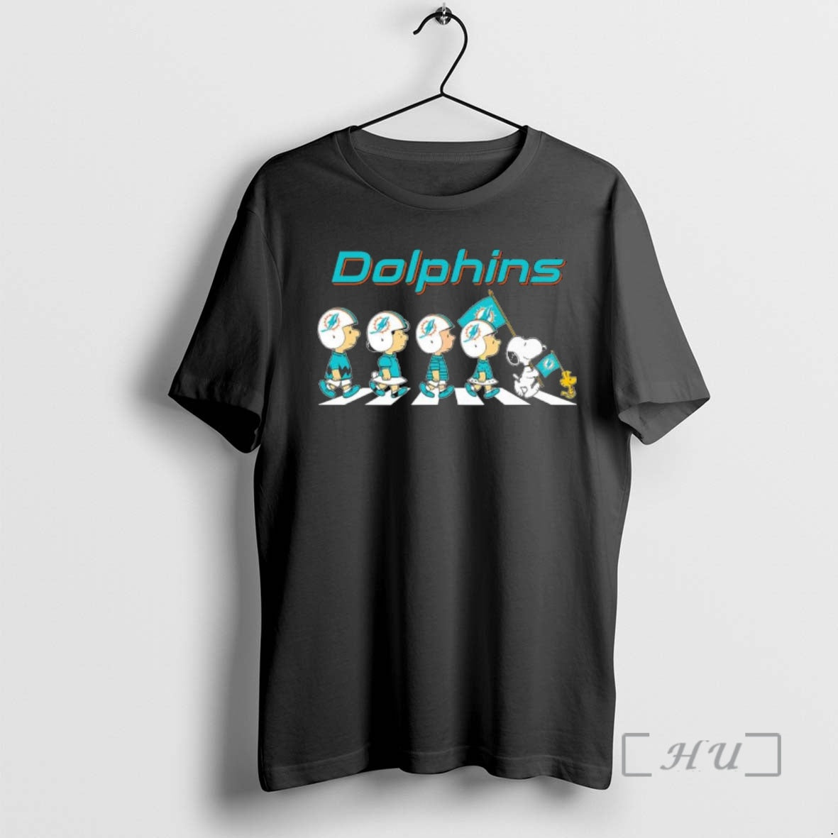 Officials The Peanuts And Friends Abbey Road X Miami Dolphins T-Shirts, Hoodie, Sweatshirt | PodTeesHub.com