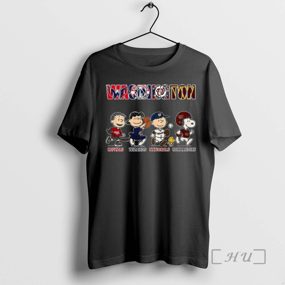 Officials The Peanuts Washington Capitals Wizards Nationals And Commanders T-Shirts, Hoodie, Sweatshirt | PodTeesHub.com