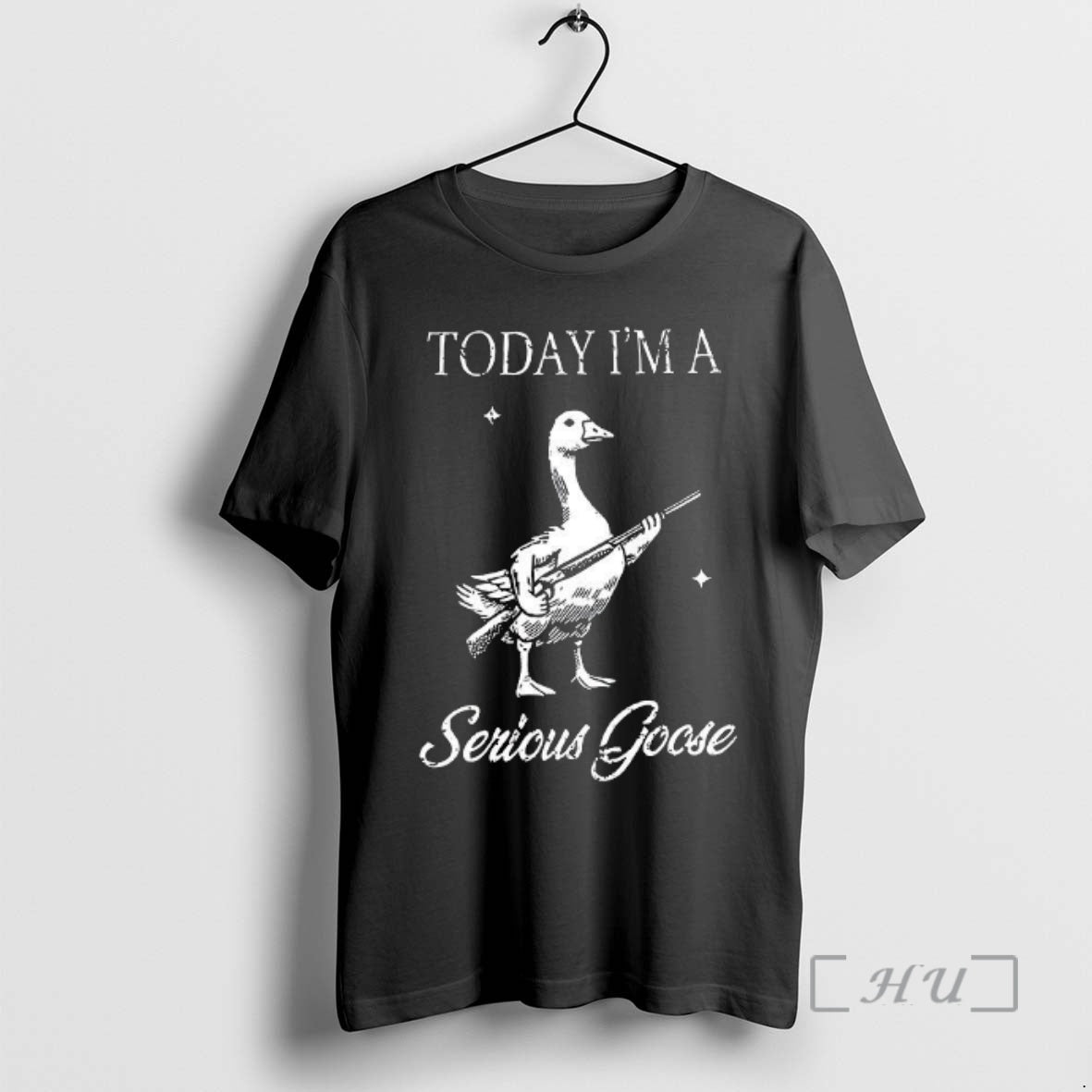 Officials Today Im A Serious Goose With Gun T-Shirts, Hoodie, Sweatshirt | PodTeesHub.com