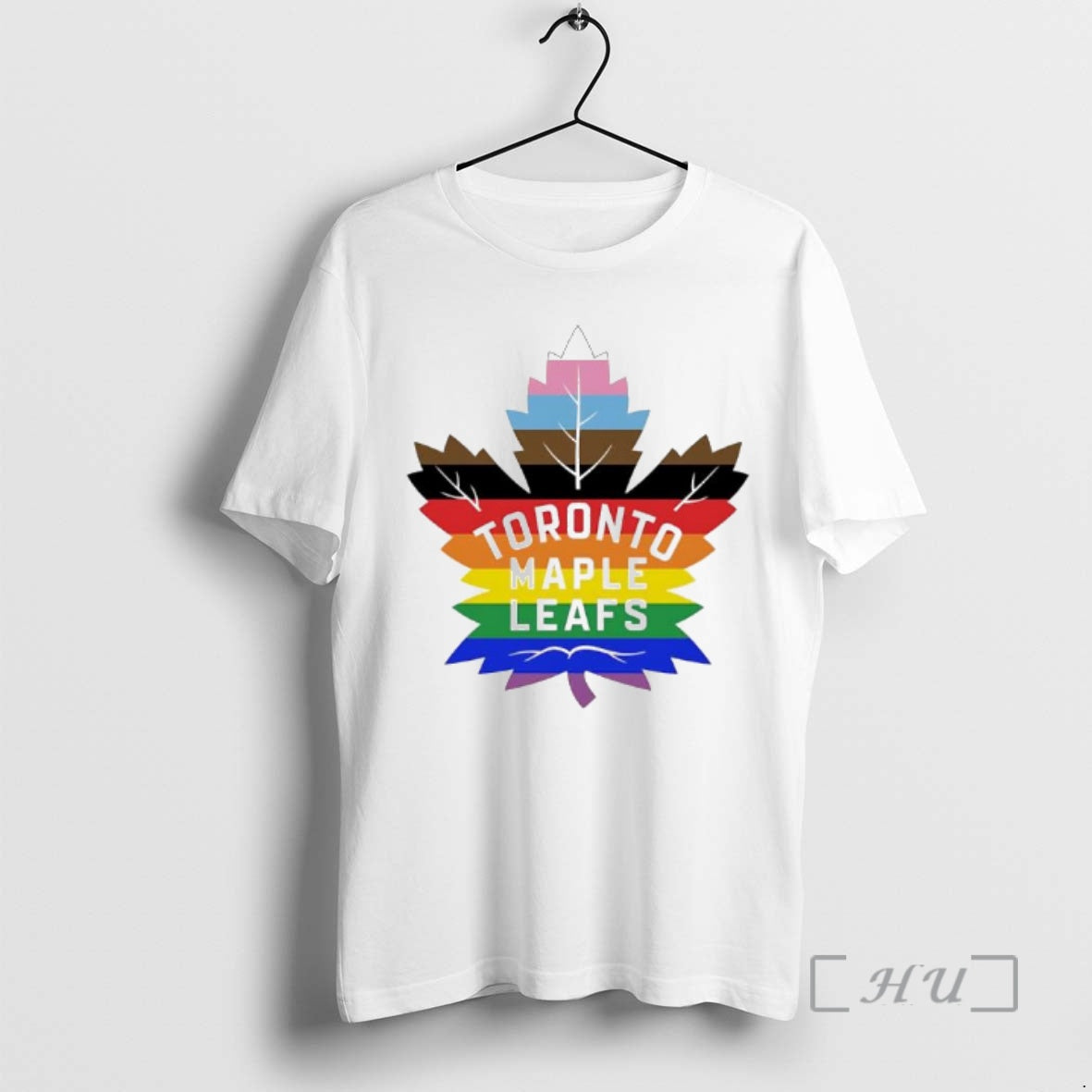 Officials Toronto Maple Leafs X Progress Pride Flag Logo T-Shirts, Hoodie, Sweatshirt | PodTeesHub.com