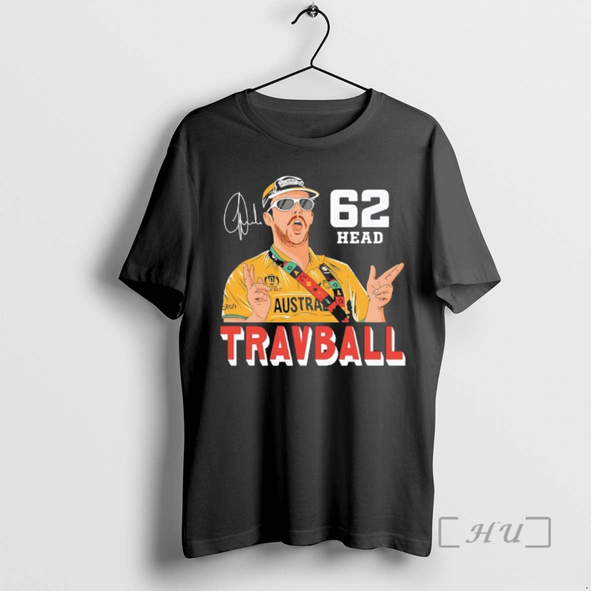 Officials Travis Head 62 Travball Signature T-Shirts, Hoodie, Sweatshirt | PodTeesHub.com