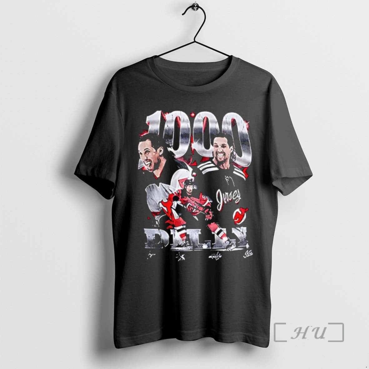 Officials Travis Zajac 1000 Games Nhl Graphic T-Shirts, Hoodie, Sweatshirt | PodTeesHub.com
