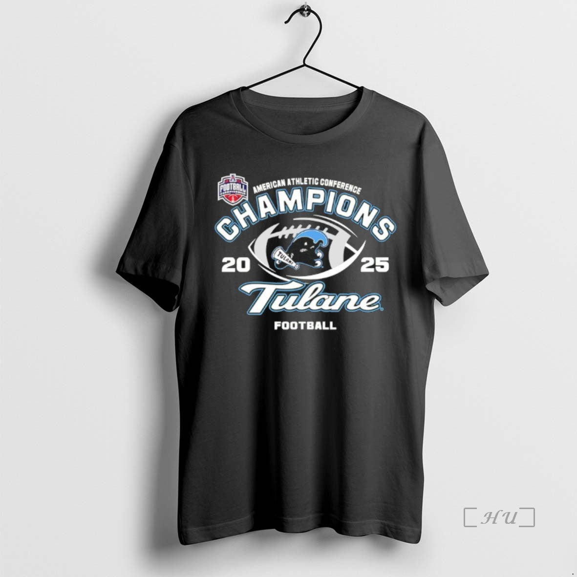 Officials Tulane Green Wave 2025 American Conference Champions T-Shirts, Hoodie, Sweatshirt | PodTeesHub.com