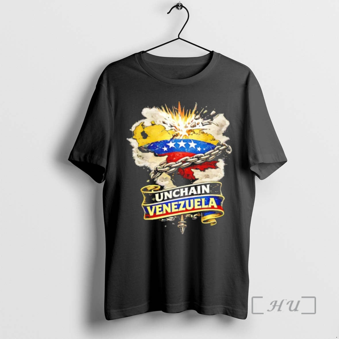 Officials Unchain Venezuela Flag Breaking Chains T-Shirts, Hoodie, Sweatshirt | PodTeesHub.com