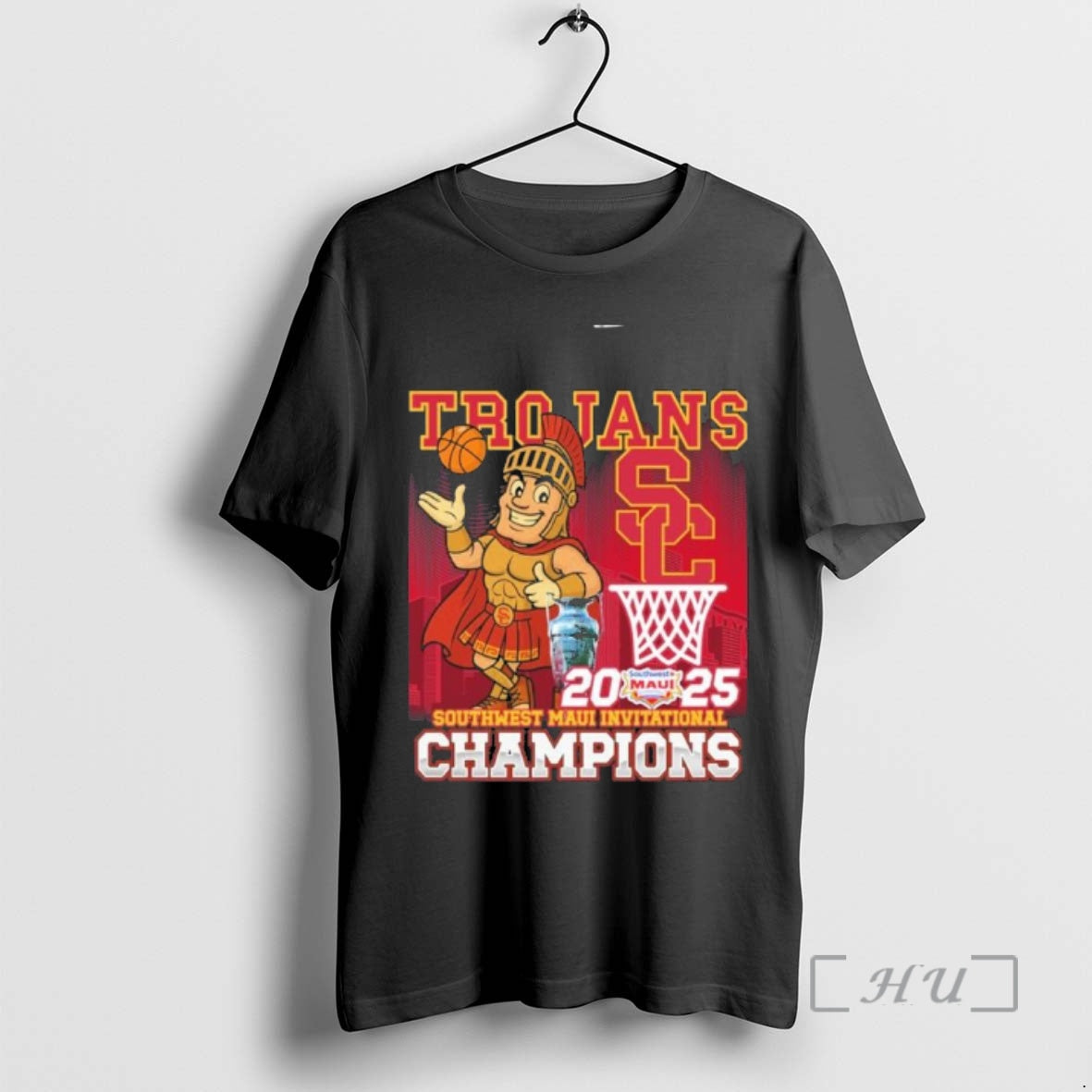 Officials Usc Trojans Mascot Maui Invitational Champions 2025 T-Shirts, Hoodie, Sweatshirt | PodTeesHub.com