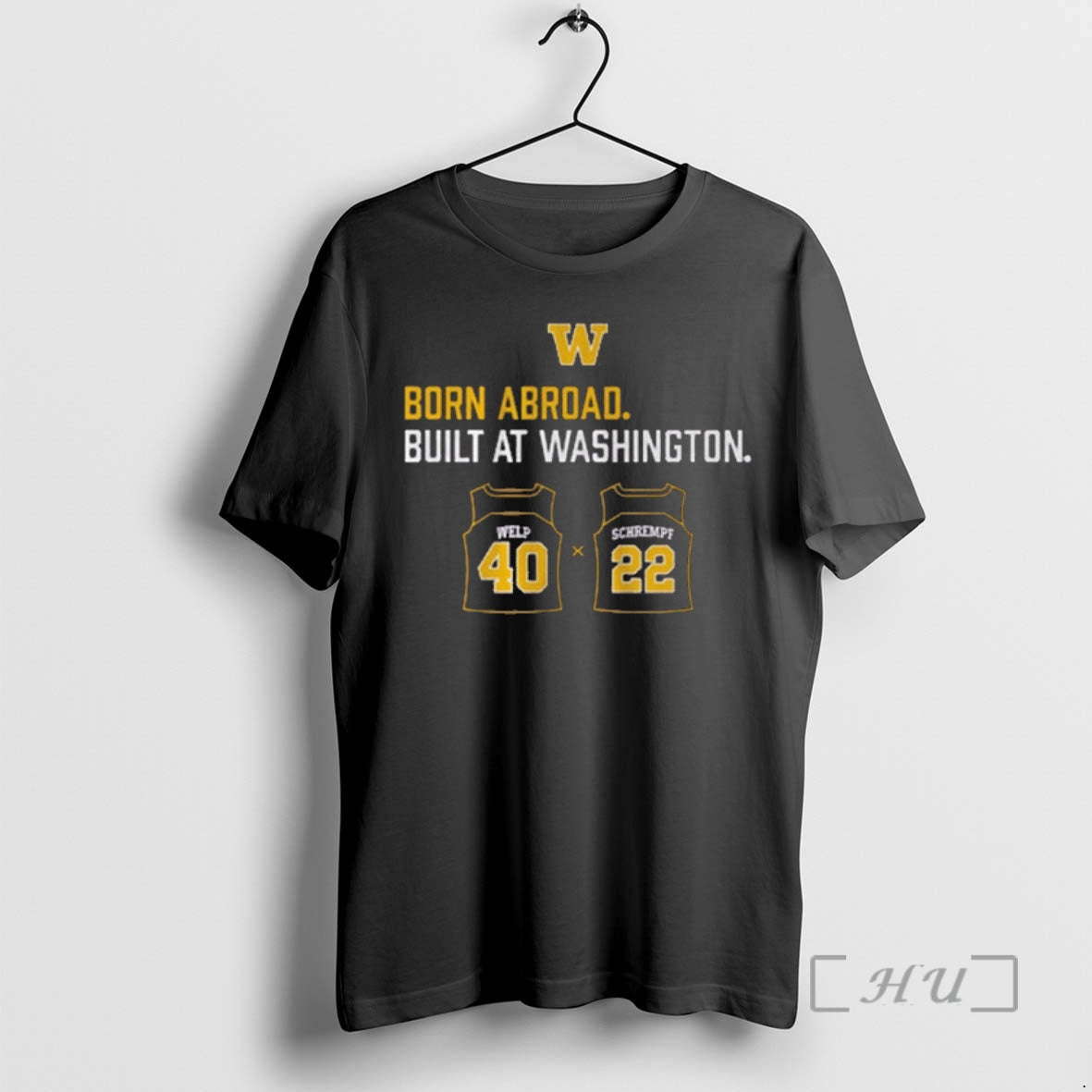 Officials Washington Huskies Schrempf Welp Duo T-Shirts, Hoodie, Sweatshirt | PodTeesHub.com