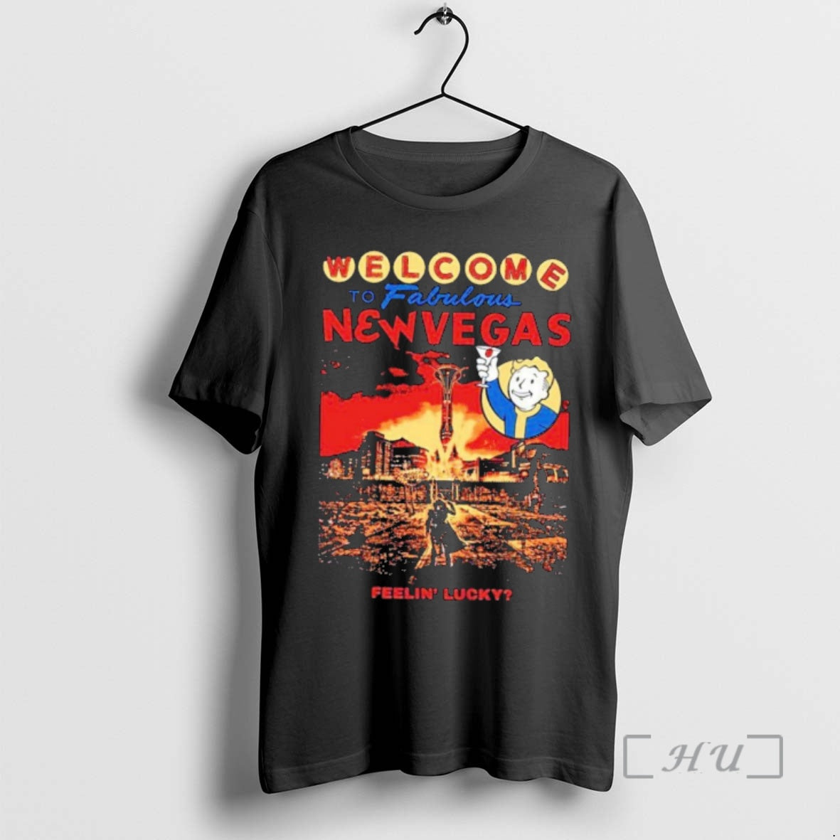 Officials Welcom To Fabulous Newvegas Feelin Lucky T-Shirts, Hoodie, Sweatshirt | PodTeesHub.com