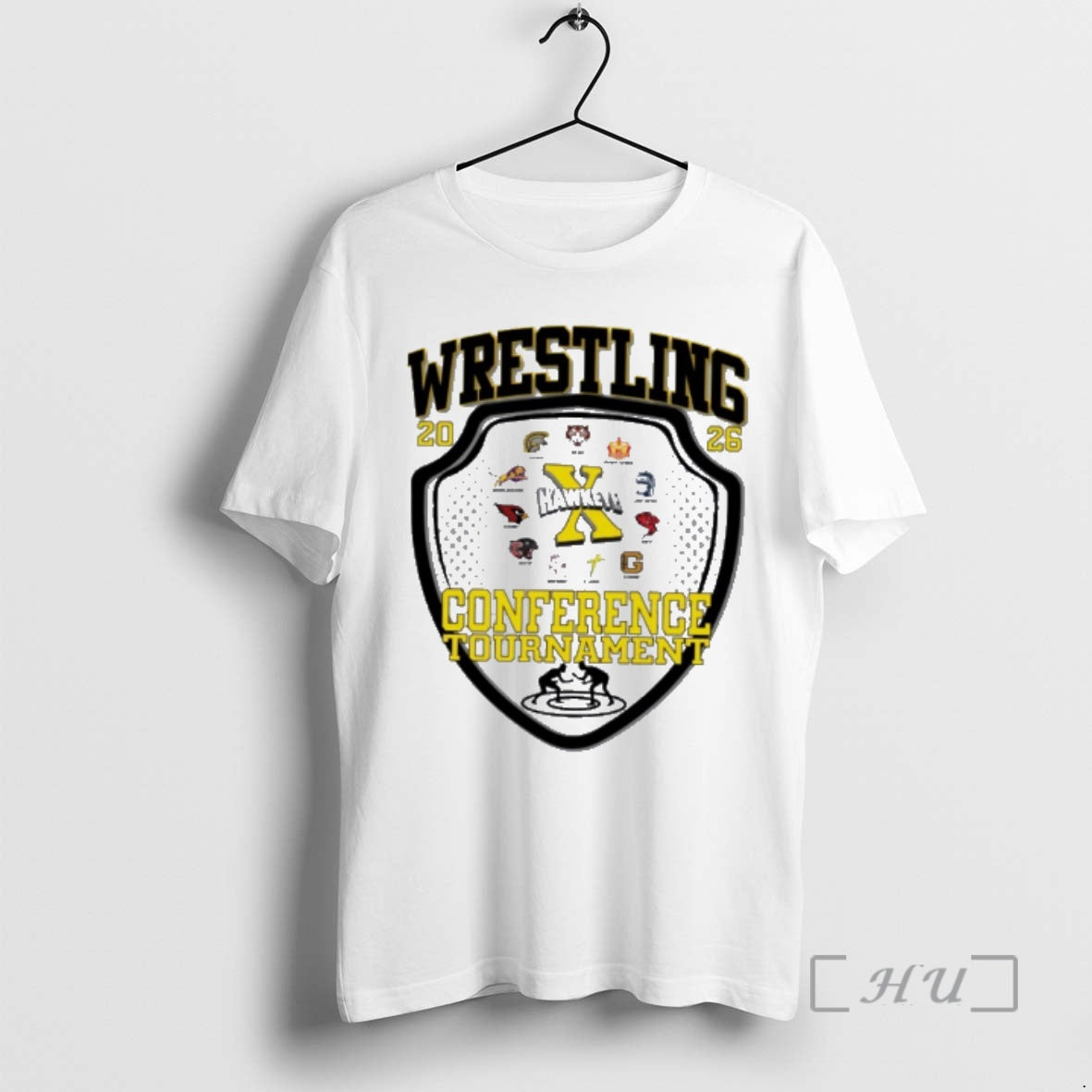 Officials Wrestling 2026 Conference Tournament Logo T-Shirts, Hoodie, Sweatshirt | PodTeesHub.com