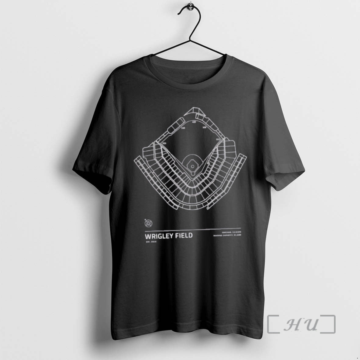 Officials Wrigley Field Stadium Chicago Illinois Seating Capacity 41649 T-Shirts, Hoodie, Sweatshirt | PodTeesHub.com