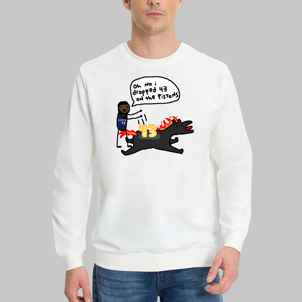 Oh No I Dropped 43 On The Pistons Shirt