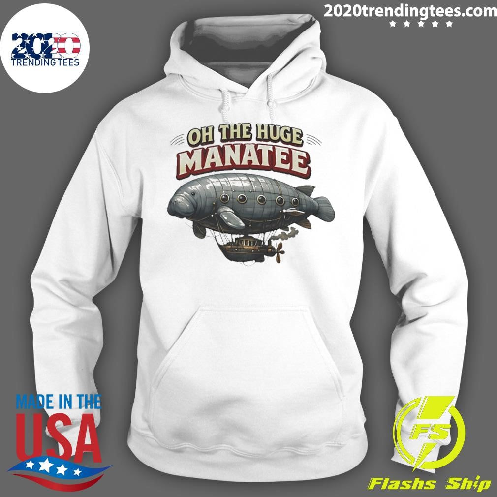 Oh The Huge Airship Manatee Shirt