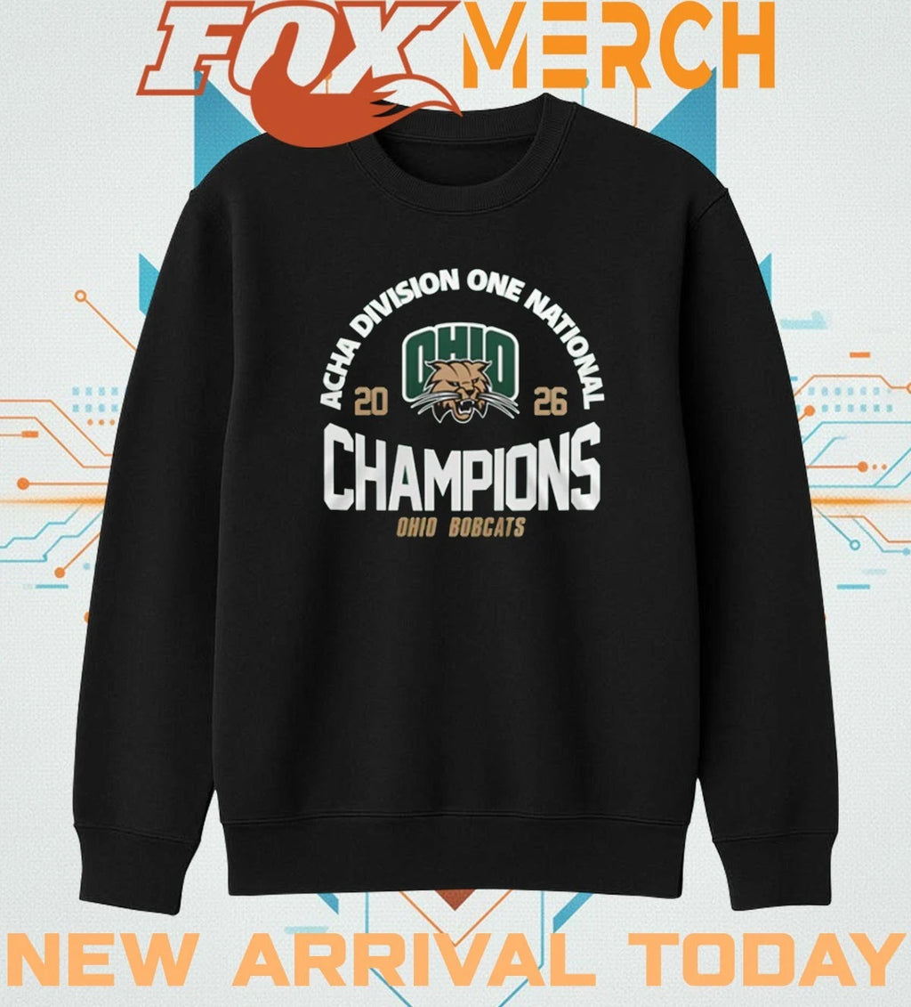 Ohio Bobcats 2026 ACHA Division One National Champions shirt