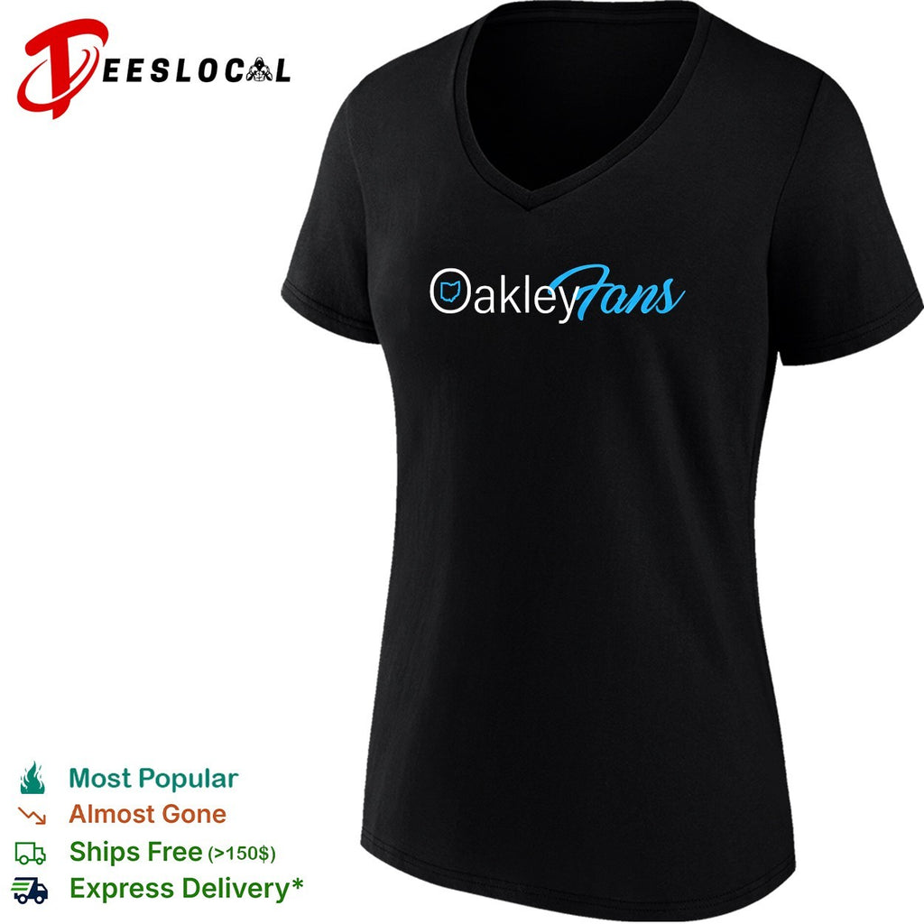 Ohio state pride OakleyFans blue typography graphic shirt